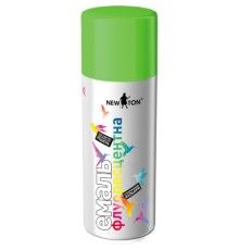 Аерозольна фарба для автомобіля New Ton флуоресцентна 9015 зелений, аер. 400 мл (000000686)