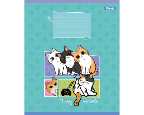 Зошит 1 вересня Fluffy miracle А5 18 аркушів клітинка (768161)