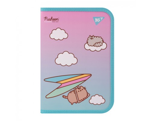 Папка для зошитів Yes пластикова на блискавці Pusheen Stormy В5 (492204)