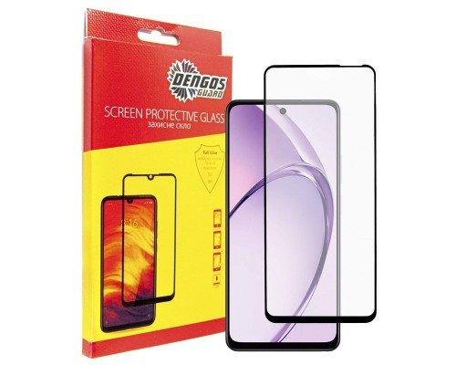 Скло захисне Dengos Full Glue OPPO A40m Black (TGFG-413)