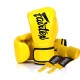 Боксерські рукавички Fairtex BGV14 Yellow 10 унцій (бинти в комплекті) (BGV14_10oz_Yellow)
