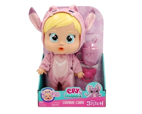 Лялька IMC Cry babies Любов і турбота Дісней Плакса Енджел з аксесуарами 26 см (929142)