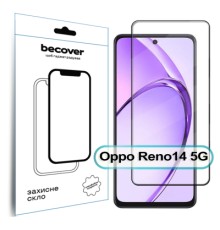 Скло захисне BeCover Oppo Reno14 5G Black (713933)
