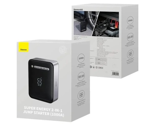Пуско зарядний пристрій Baseus Super Energy 2-in-1 Jump Starter1000ABlack (CGCN000001)