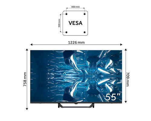 Телевізор Haier H55S80FUX