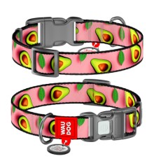 Нашийник для тварин WAUDOG Nylon з QR адресником 