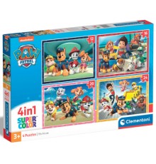 Пазл Clementoni 4 в 1 Paw Patrol, 12,16,20 та 24 елементи (21513.00)