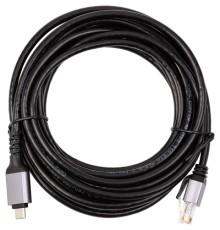 Дата кабель USB-C to RJ45 Ethernet 5.0m PowerPlant (CA914944)