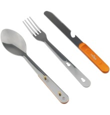 Набір туристичного посуду Tribe Camp Set сталевий (T-FC-0036-metal)