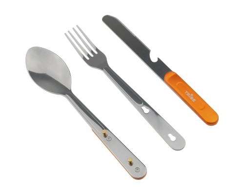 Набір туристичного посуду Tribe Camp Set сталевий (T-FC-0036-metal)