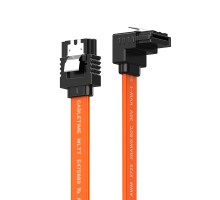 Кабель для передачі даних SATA III 0.5m 90° corner Cabletime (CA915903)