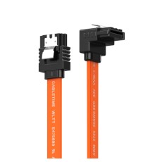 Кабель для передачі даних SATA III 0.5m 90° corner Cabletime (CA915903)