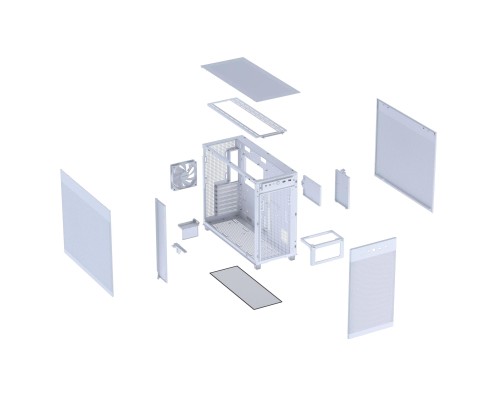 Корпус ASUS Prime AP303 Mesh White (90DC00V3-B39000)