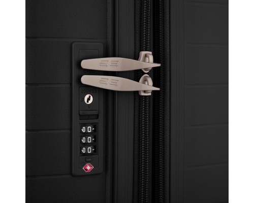 Валіза 2E Aero 35/44 л чорна (2E-SPP-AERO-S-BK)