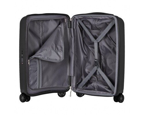 Валіза 2E Aero 35/44 л чорна (2E-SPP-AERO-S-BK)