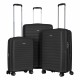 Валіза 2E Aero 35/44 л чорна (2E-SPP-AERO-S-BK)