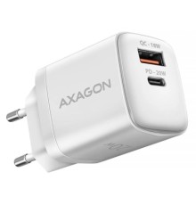 Зарядний пристрій AXAGON 1xUSB QC3.0 + 1xUSB-C PD20W white (ACU-PQ20W)