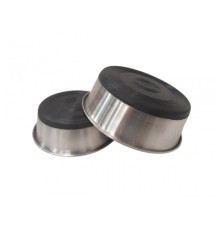 Посуд для собак Swastik Industries Миска металева на гумовій основі (0,50 мм) 16 см (2700000022177)