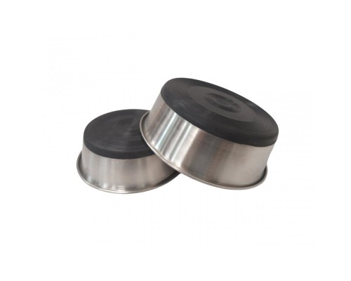 Посуд для собак Swastik Industries Миска металева на гумовій основі (0,50 мм) 16 см (2700000022177)