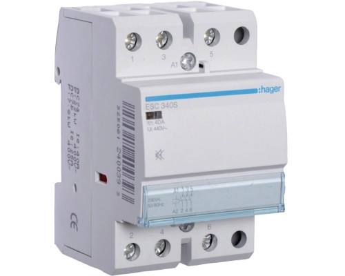 Автоматичний вимикач Hager 40 A 230V 3NO (B) (ESC340S)