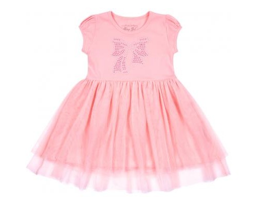 Плаття дитяче Breeze з бантиком з страз (6283-92G-peach)