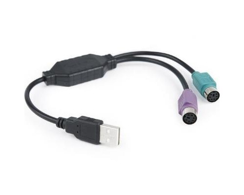 Перехідник USB to PS/2 Cablexpert (UAPS12-BK) Перехідник USB to PS/2 Cablexpert (UAPS12-BK)