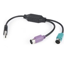 Перехідник USB to PS/2 Cablexpert (UAPS12-BK)