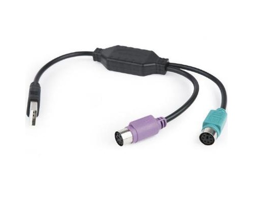 Перехідник USB to PS/2 Cablexpert (UAPS12-BK) Перехідник USB to PS/2 Cablexpert (UAPS12-BK)