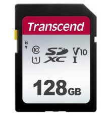 Карта пам'яті Transcend 128GB SDXC class 10 UHS-I U1 V10 (TS128GSDC300S)