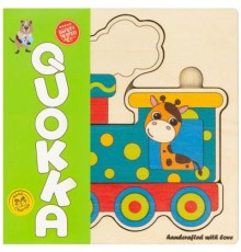 Розвиваюча іграшка Quokka пазл-мозаїка Поїзд (QUOKA014PM)