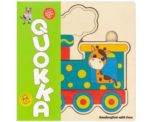 Розвиваюча іграшка Quokka пазл-мозаїка Поїзд (QUOKA014PM)