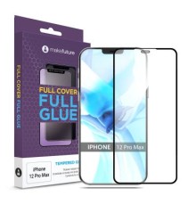Скло захисне MakeFuture Apple iPhone 12 Pro Max Full Cover Full Glue (MGF-AI12PM)