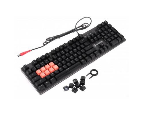Клавіатура A4Tech Bloody B760 Green Sw Black