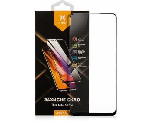 Скло захисне Vinga Xiaomi Redmi Note 9 (VGXRN9)