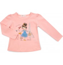 Кофта дитяча Breeze з дівчиною (15970-104G-peach)