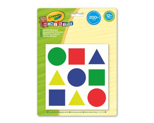 Набір для творчості Crayola Mini Kids стикерів Кольори та форми (256412.124)