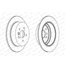 Гальмівний диск FERODO DDF1486C
