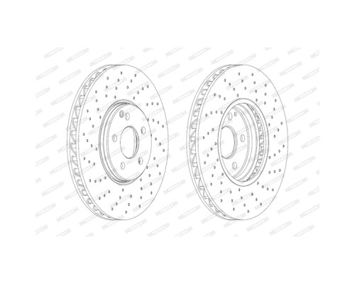 Гальмівний диск FERODO DDF1981RC-1