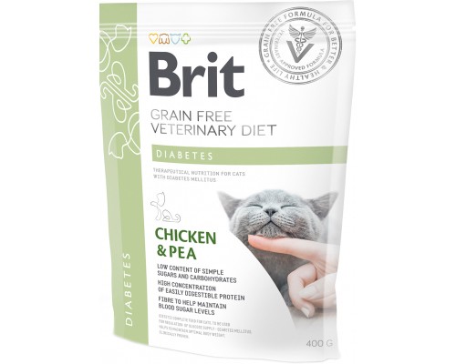 Сухий корм для кішок Brit GF VetDiets Cat Diabets 400 г (8595602528530) Сухий корм для кішок Brit GF VetDiets Cat Diabets 400 г (8595602528530)