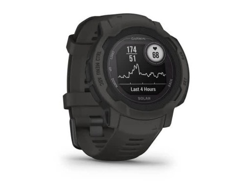 Смарт-годинник Garmin Instinct 2, Solar, Graphite, GPS (010-02627-00)