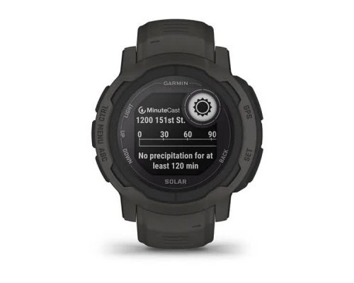Смарт-годинник Garmin Instinct 2, Solar, Graphite, GPS (010-02627-00)