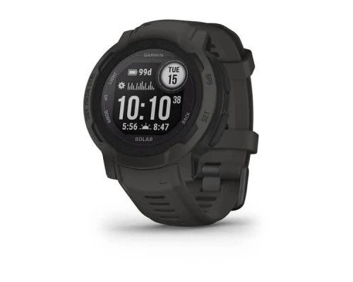 Смарт-годинник Garmin Instinct 2, Solar, Graphite, GPS (010-02627-00)