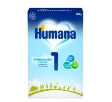Дитяча суміш Humana 1 LC PUFA з пребіотиками і нуклеотидами, 600 г (4031244720221)