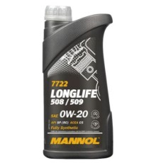 Моторна олива Mannol LONGLIFE 508/509 1л 0W-20 (MN7722-1)