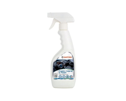 Автополіроль SAPFIRE Plastic CleanerPolish - яблуко 500мл (002692)