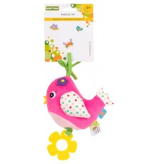 Брязкальце Baby Team музична Пташка рожева (8543_Рожева_пташка)