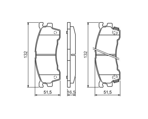 Гальмівні колодки Bosch 0 986 460 975