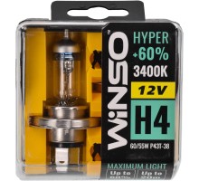 Автолампа WINSO H4 HYPER +60 60/55W (712430)