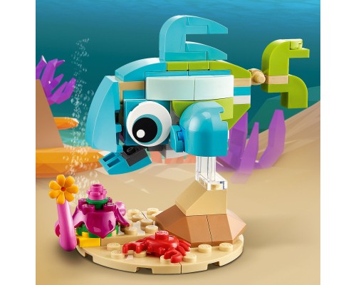 Конструктор LEGO Creator Дельфін та черепаха 137 деталей (31128)