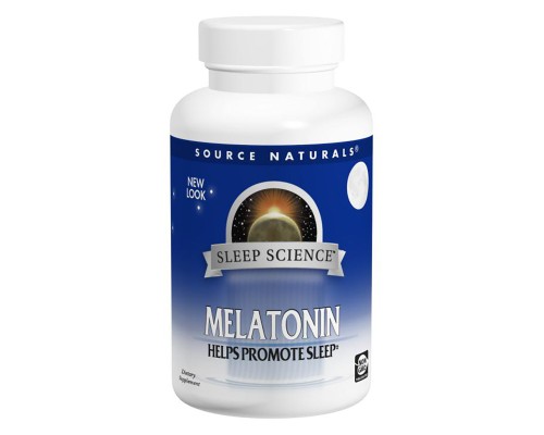 Амінокислота Source Naturals Мелатонін 3мг, Sleep Science, 120 таблеток (SN0551)
